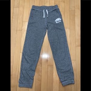 ROOTS sweatpants! / size: 13-14 yrs